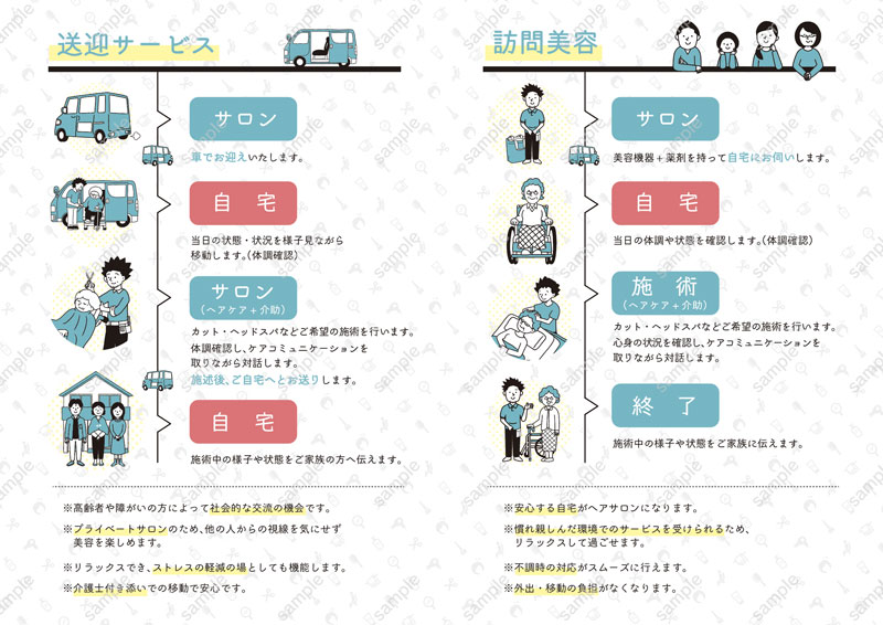 ルルド二つ折りリーフレット