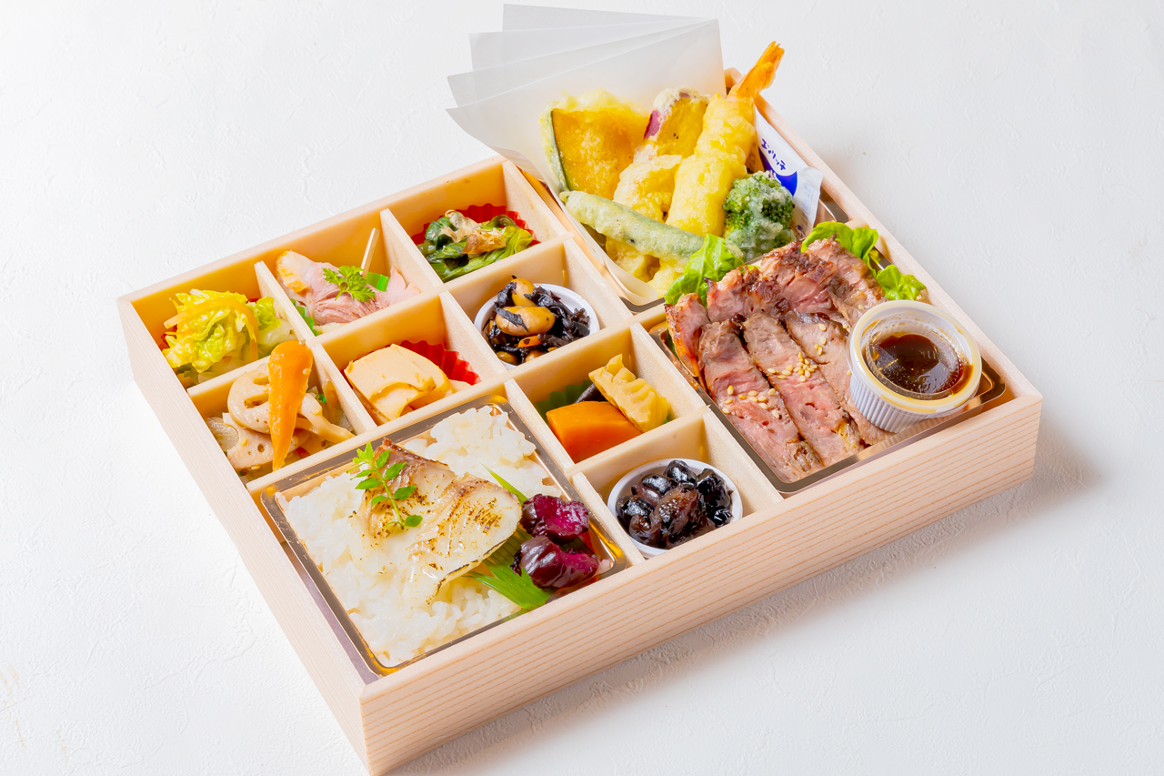 ステーキ天ぷら鯛めし極上錦御膳